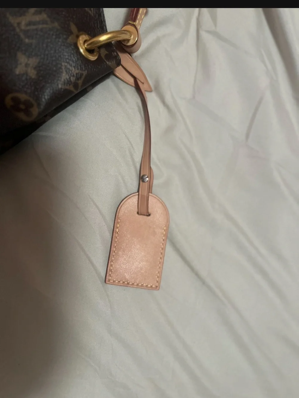 Louis Vuitton Monogram Canvas Shoulder Hobo in Brown and Vachetta